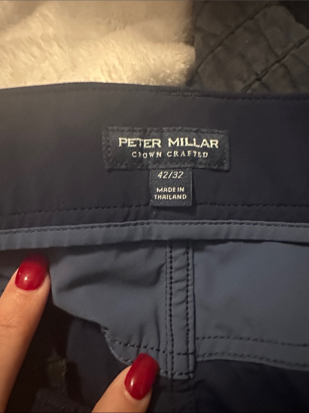 Peter Millar Men's Slate Blue Chinos - Tailored Performance